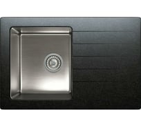 Кухонная мойка Tolero Twist TTS-760 (№911 Черный) 474148