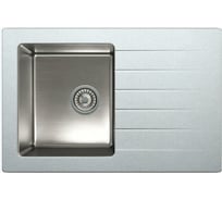 Кухонная мойка Tolero Twist TTS-760 (№001 Серый металлик) 474179