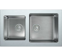 Кухонная мойка Tolero Twist TTS-840 (№001 Серый металлик) 474339