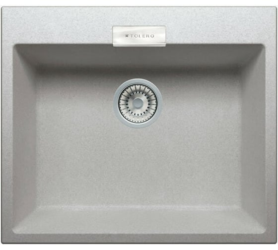 Кухонная мойка Tolero Loft TL-580 (№001 Серый металлик) 473615
