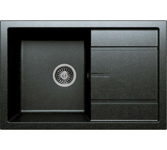 Кухонная мойка Tolero Classic R-112 (№911 Черный) 765766 1