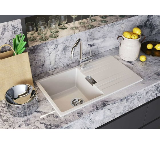 Кухонная мойка Tolero Loft TL-750 (№911 Черный) 473745