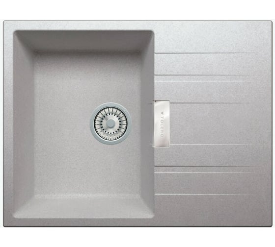Кухонная мойка Tolero Loft TL-650 (№001 Серый металлик) 473691 1