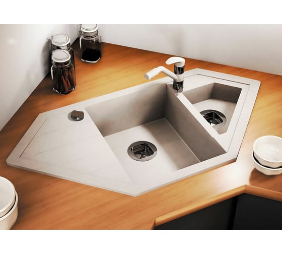 Кухонная мойка Tolero Classic R-114 (№001 Серый металлик) 825095