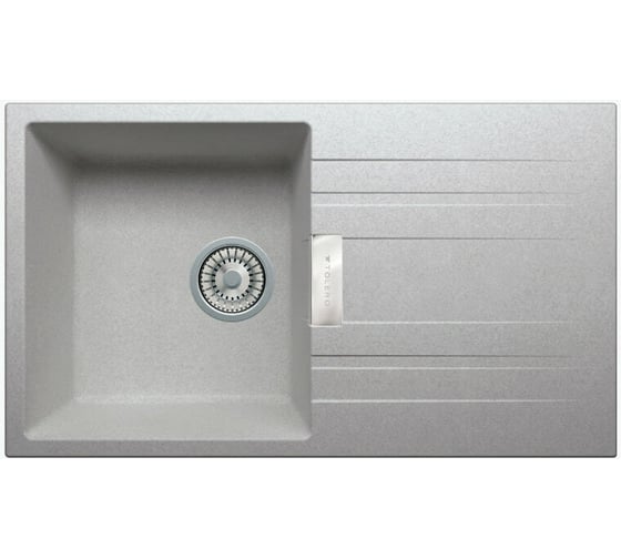 Кухонная мойка Tolero Loft TL-750 (№001 Серый металлик) 473776