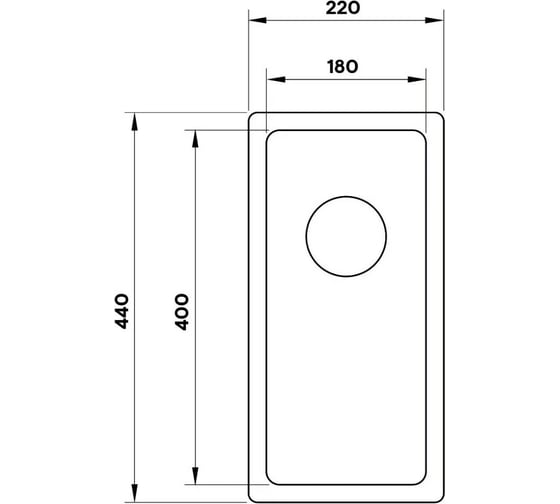 Мойка LONGRAN Techno TEB180.400 -G-10P