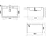 Мойка LONGRAN Cube CUG760.500, Black Matt CUG760.500 - 26 2
