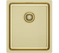 Мойка Paulmark нержавеющая сталь VISTA 38 светлое золото, 380х440мм, PM904438-LG