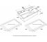 Мойка Paulmark нержавеющая сталь NEXT-MULTI SINK 74 UNI светлое золото, 740х450мм, PM787445-LG 4