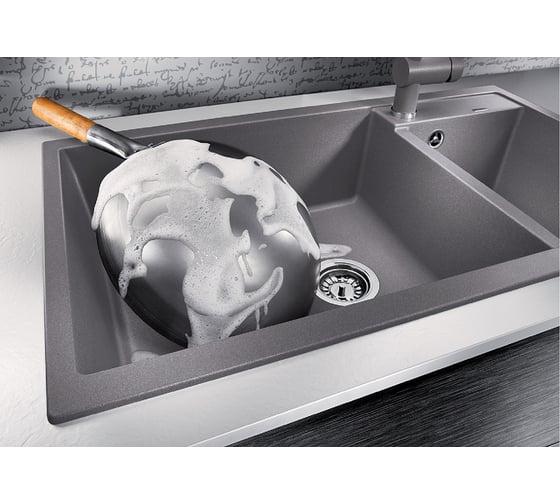 Мойка Blanco METRA 9 Silgranit жемчужный, без клапана автомата 520586