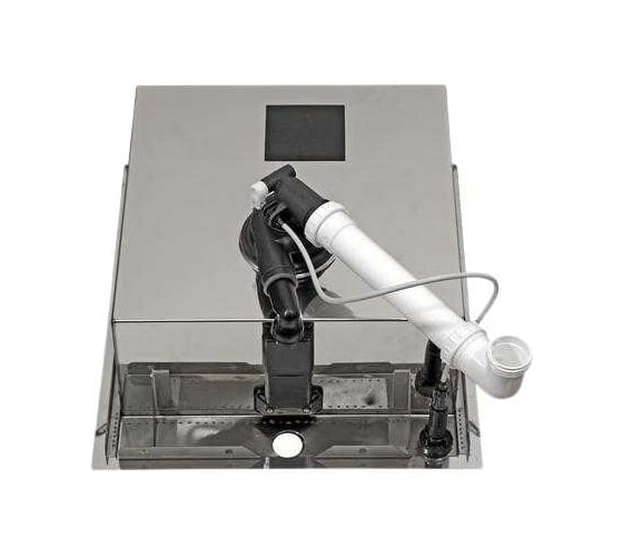 Мойка Blanco ZEROX 400 IF A нержавеющая сталь, Durinox, с отводной арматурой InFino 523100
