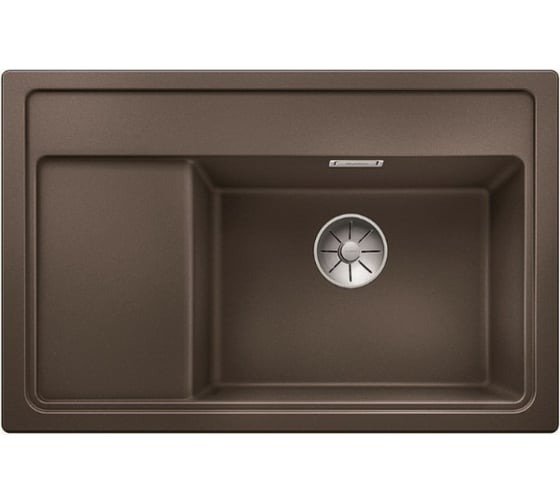 Мойка Blanco ZENAR XL 6S Compact кофе, чаша справа, доска стекло, c клапаном-автоматом InFino 523763 1