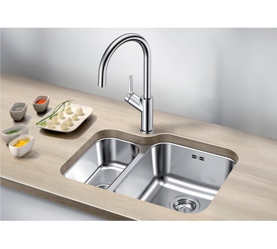 Мойка Blanco SUPRA 340 180 U нержавеющая сталь, полированная правая 525214