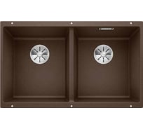 Мойка Blanco SUBLINE 350 350 U Silgranit кофе, с отводной арматурой InFino 523583