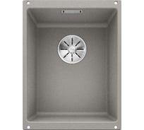 Мойка Blanco SUBLINE 320 U Silgranit алюметаллик, с отводной арматурой InFino 523408