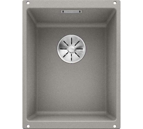 Мойка Blanco SUBLINE 320 U Silgranit алюметаллик, с отводной арматурой InFino 523408 1
