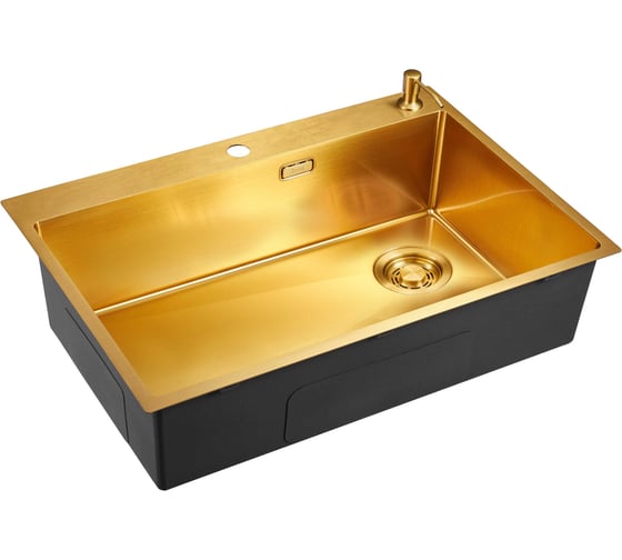 Кухонная мойка EMAR EMB-660(TOP) PVD Golden