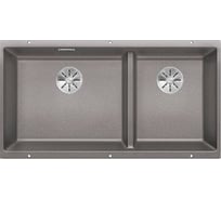 Мойка Blanco SUBLINE 480 320 U алюметаллик, с отводной арматурой InFino 523586