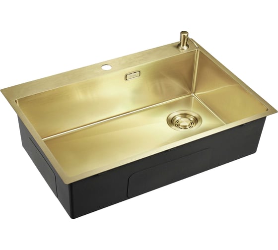 Кухонная мойка EMAR EMB-660(TOP) PVD Matt Gold