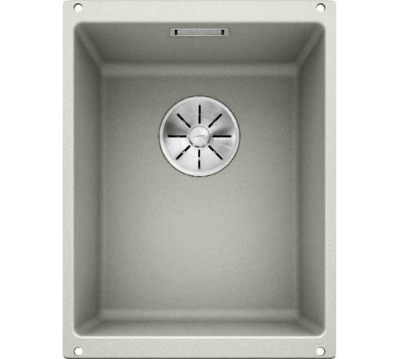 Мойка Blanco SUBLINE 320 U Silgranit жемчужный, с отводной арматурой InFino 523409 1