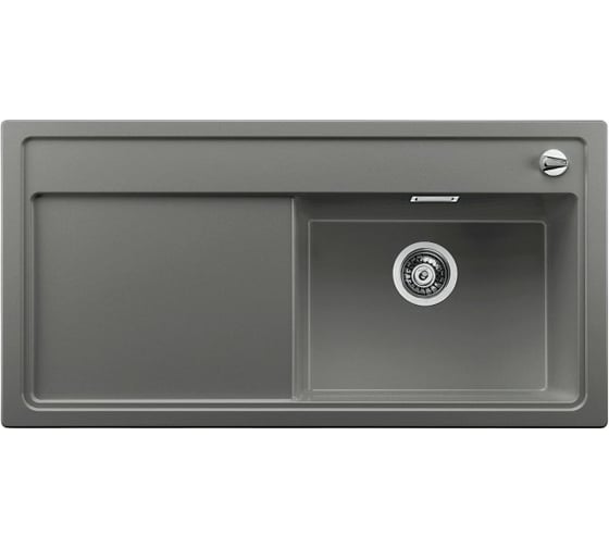 Мойка Blanco ZENAR XL 6S F Silgranit чаша справа, алюметаллик, с клапаном автоматом InFino 523888 1