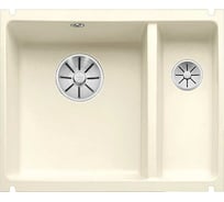 Мойка Blanco SUBLINE 350 150 U керамика PuraPlus, глянцевый, магнолия, с отводной арматурой InFino 523742