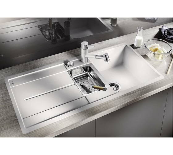 Мойка Blanco METRA 6S F Silgranit антрацит 519113