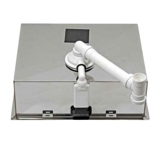 Мойка Blanco ZEROX 500 U нержавеющая сталь, Durinox, с отводной арматурой InFino 521559