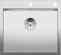 Мойка Blanco ZEROX 500 IF A нержавеющая сталь, Durinox, с отводной арматурой InFino 523101