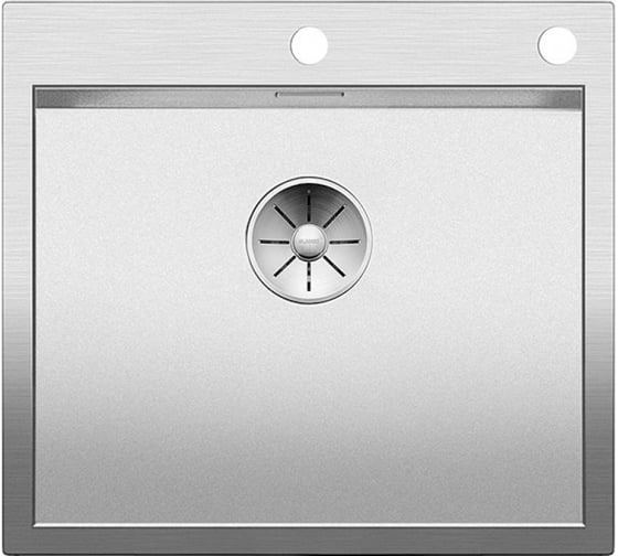 Мойка Blanco ZEROX 500 IF A нержавеющая сталь, Durinox, с отводной арматурой InFino 523101