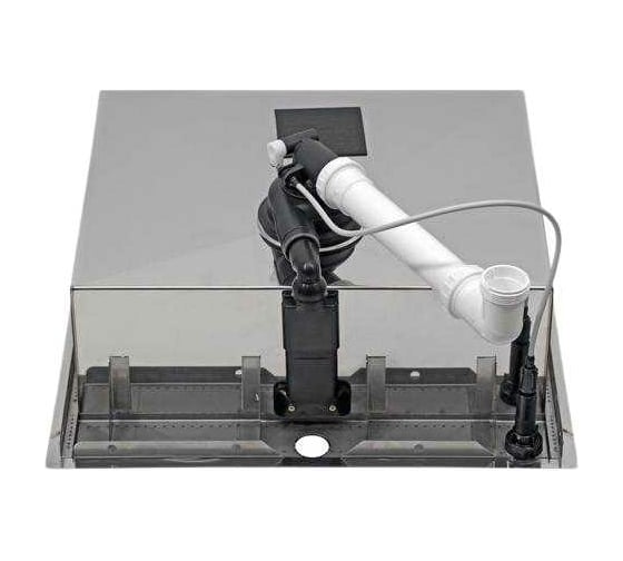 Мойка Blanco ZEROX 500 IF A нержавеющая сталь, Durinox, с отводной арматурой InFino 523101