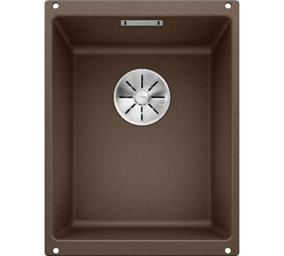 Мойка Blanco SUBLINE 320 U Silgranit кофе, с отводной арматурой InFino 523415 1
