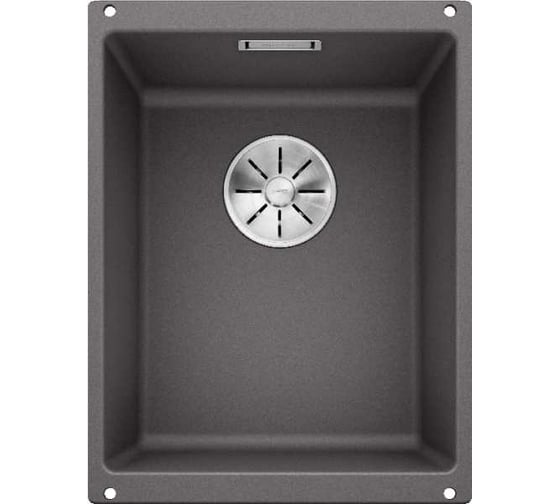 Мойка Blanco SUBLINE 320 U Silgranit темная скала, с отводной арматурой InFino 523407 1