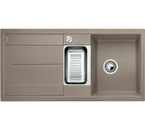 Мойка Blanco METRA 6 S Silgranit серый беж, с аксессуарами, с клапаном автоматом 517354