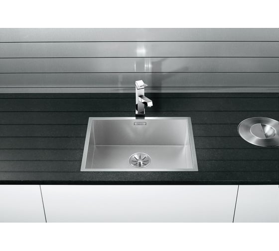Мойка Blanco ZEROX 500 IF нержавеющая сталь, Durinox, с отводной арматурой InFino 523098