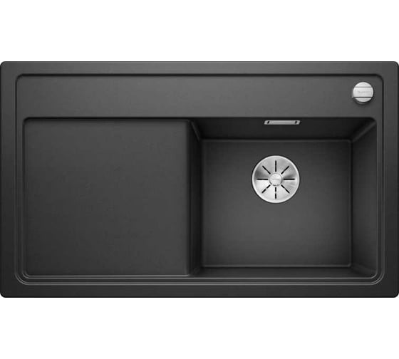 Мойка Blanco ZENAR 45S (чаша справа) антрацит, с клапаном автоматом InFino 523709