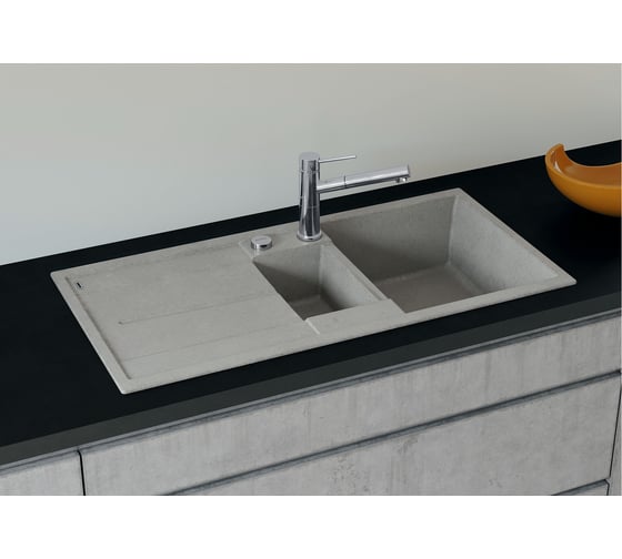 Мойка Blanco METRA 6 S Silgranit жемчужная, с аксессуарами, с клапаном автоматом 520577
