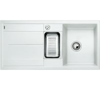Мойка Blanco METRA 6 S Silgranit белый, с аксессуарами, с клапаном автоматом 513046