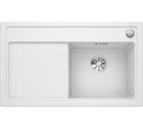 Мойка Blanco ZENAR 45S (чаша справа) белый, с клапаном автоматом InFino 523713