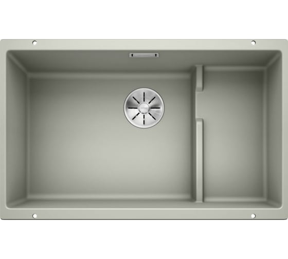 Мойка Blanco SUBLINE 700 U Level Silgranit жемчужный, с отводной арматурой InFino 523541 1