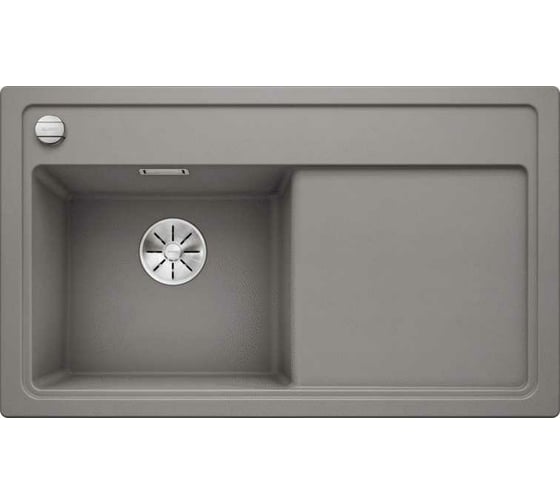 Мойка Blanco ZENAR 45S (чаша слева) алюметаллик, с клапаном автоматом InFino 523808 1