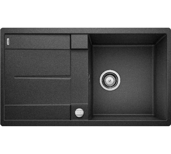 Мойка Blanco METRA 5 S F Silgranit антрацит, с клапаном автоматом 519097 1