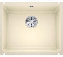 Мойка Blanco SUBLINE 500 U керамика PuraPlus, глянцевый, магнолия, с отводной арматурой InFino 523734