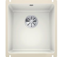 Мойка Blanco SUBLINE 375 U керамика PuraPlus, глянцевый, белый, с отводной арматурой InFino 523726