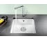 Мойка Blanco SUBLINE 375 U керамика PuraPlus, глянцевый, белый, с отводной арматурой InFino 523726 2