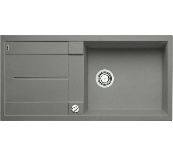 Мойка Blanco METRA XL 6S Silgranit алюметаллик, с клапаном автоматом 515279 1