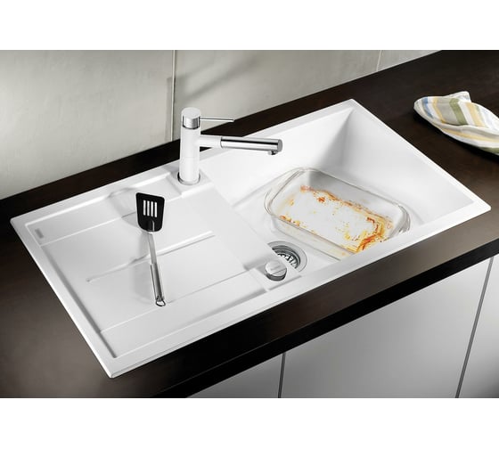 Мойка Blanco METRA XL 6S Silgranit алюметаллик, с клапаном автоматом 515279