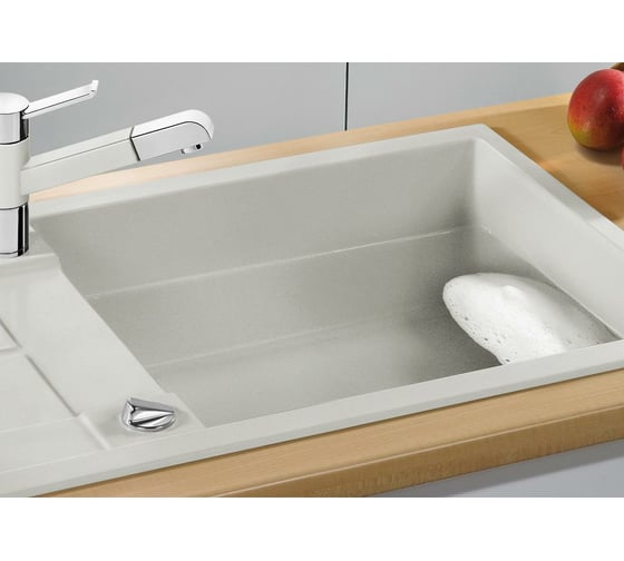 Мойка Blanco METRA XL 6S Silgranit алюметаллик, с клапаном автоматом 515279