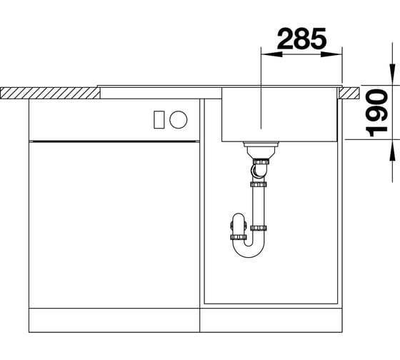 Мойка Blanco ZIA 5S Silgranit алюметаллик 520513