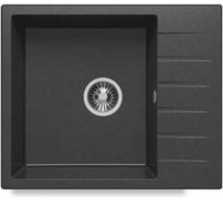 Кухонная мойка Polygran DEKA-600 №16 Черный 72730016